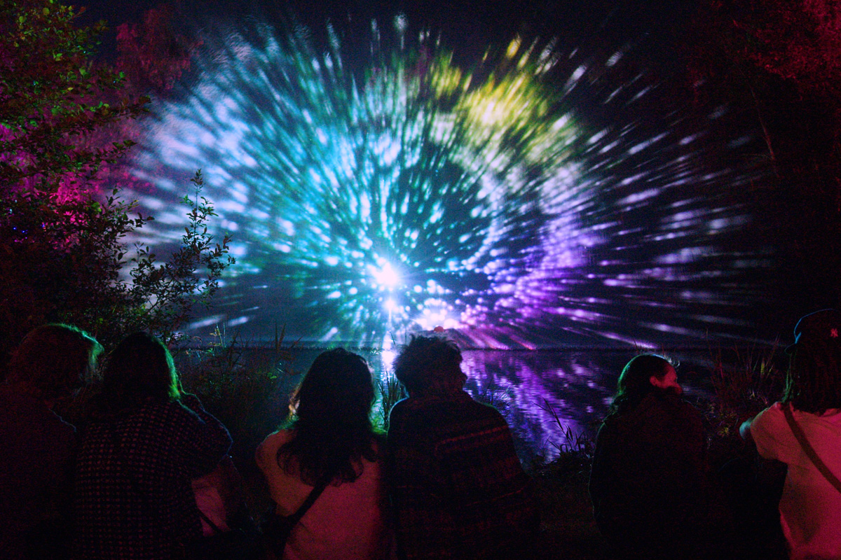 Waterprojecties op festivals